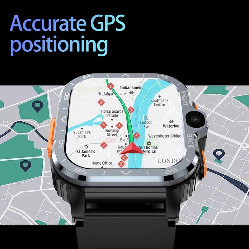 4G LTE Smart Watch NFC GPS Wifi SIM Card Google Play Android Smartwatch HD Dual Cameras Record/Play Video Watches For Men Women