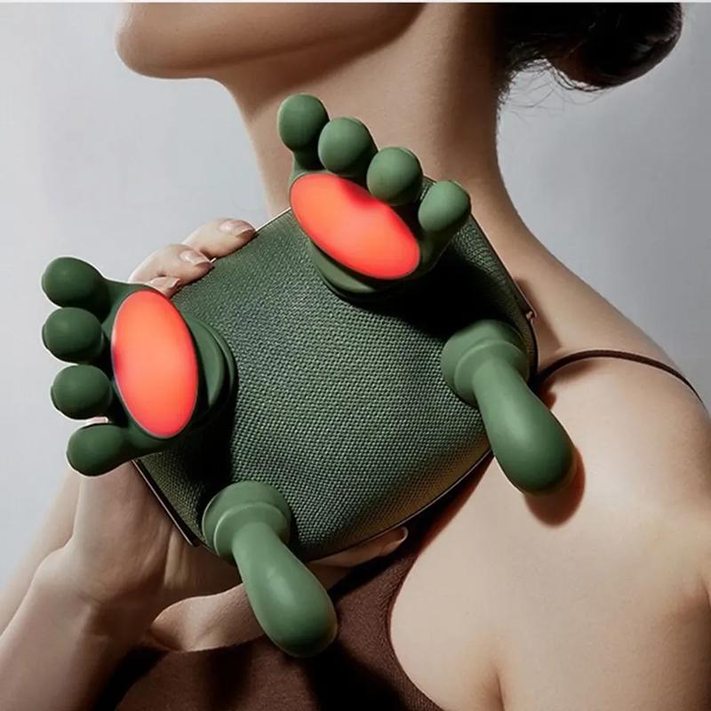 Electric Shiatsu Neck Shoulder Back Massager Finger Pressure Deep Kneading Muscle Relaxation for Stress Relief