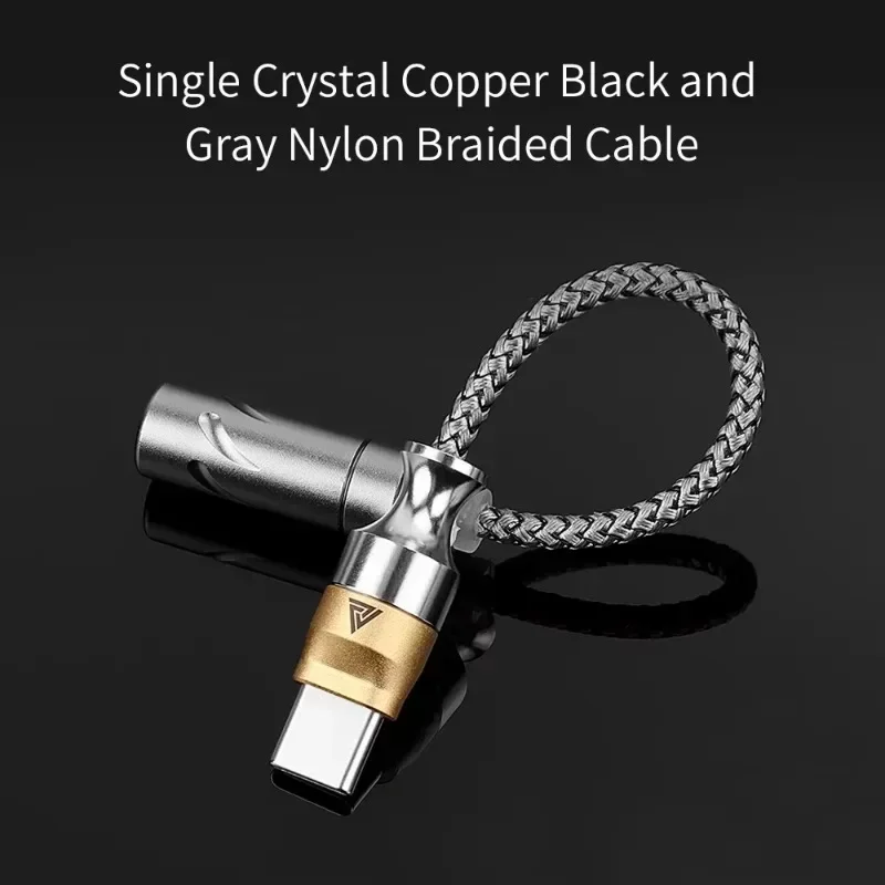 QKZ TC-MAX Pro HiFi DAC USB Type C To 3.5mm Headphone Amplifier Audio Decoder IEM AMP Mobile Phone Adapter CX31993 24bits/96kHz