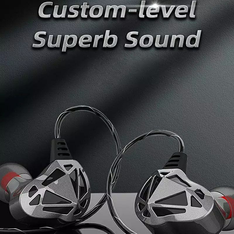 QKZ AK7 In-Ear Headphones High Fidelity Monitor Headphones Heavy Bass Noise Reduction In-Ear K Song Phone Headset
