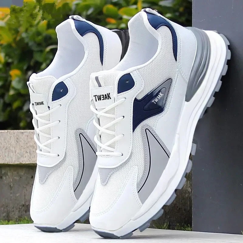 2023 new sneakers men's summer casual shoes versatile flyknit mesh sports breathable running shoes