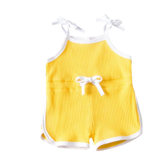 Girls Cotton Round Neck Sleeveless Unicorn Hot Stamping Flower Print Tassel Design Party Play