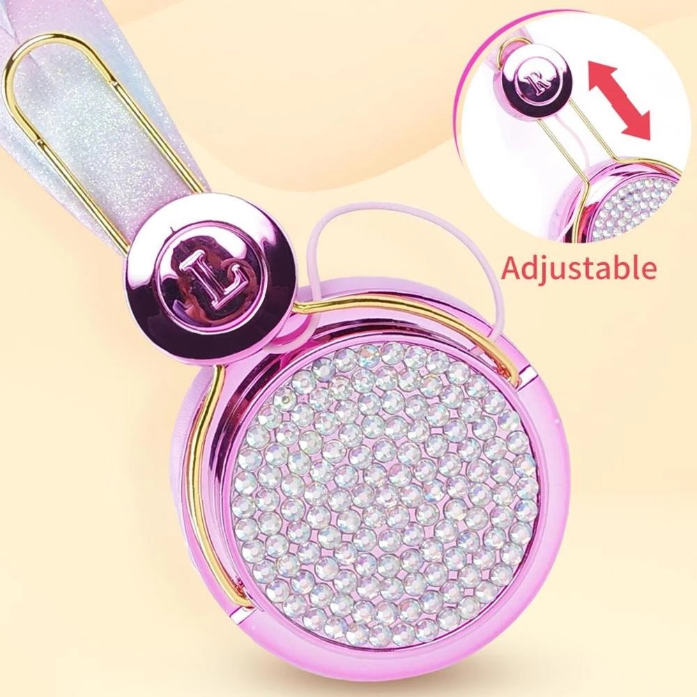 Cute Cartoon Unicorn Wired Headphones With Microphone Music Stereo Earphone Computer Mobile Phone Headset Kids Christmas Gift