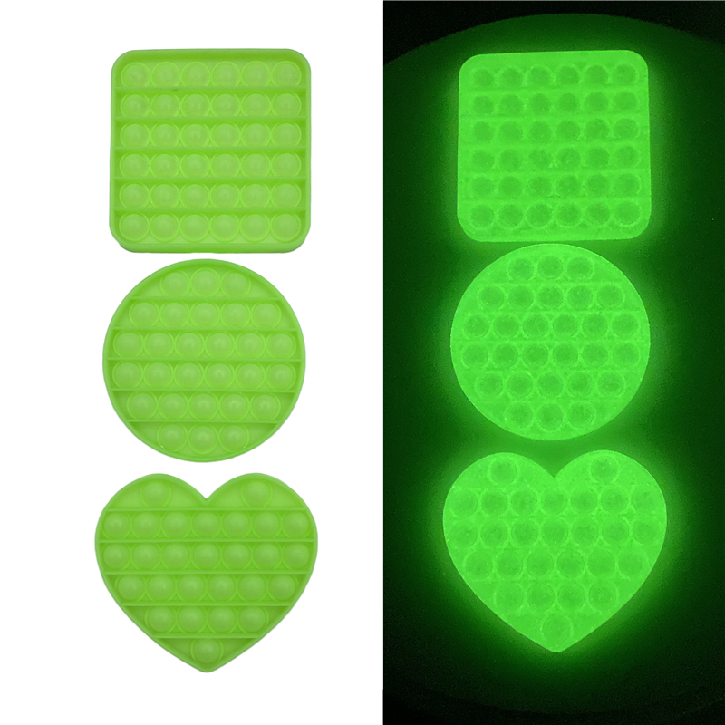 Glow Fluorescence Fidget Toys Simple Dimmer Fidget Toys Pack Antistress For Children Kawaii Relieve Autism Squishy Toy