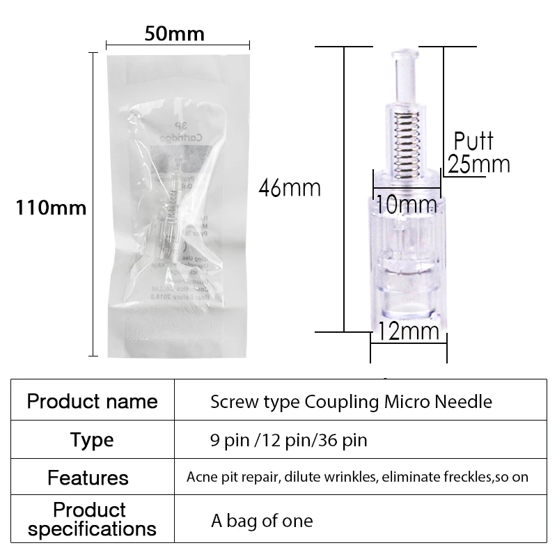 Electric Micro Needle Needle Nano Chip Micro Needle Needle Eyebrow Tattoo Machine Chip Nano Electric Micro Needle Needle