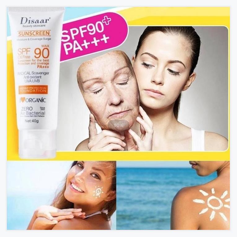 SPF 90 Body Sunscreen Whitening Sun Cream Sunblock Moisturizing Protective Sunscreen Skin Anti-Aging Cream Oil-contr V0I1