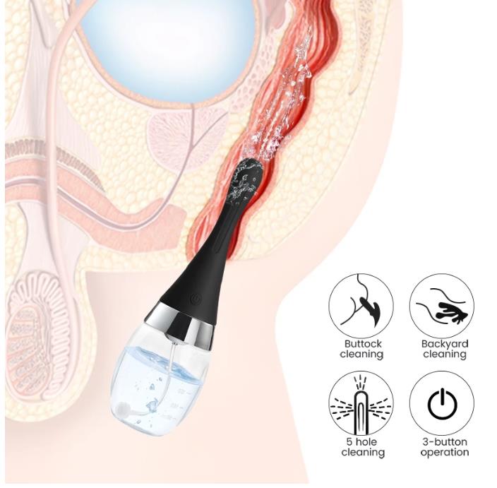 New Electric Vaginal Douche Fully Automatic Anal Cleaning Tool Enema Irrigator Female Vaginal Cleaner Feminine Hygiene Product