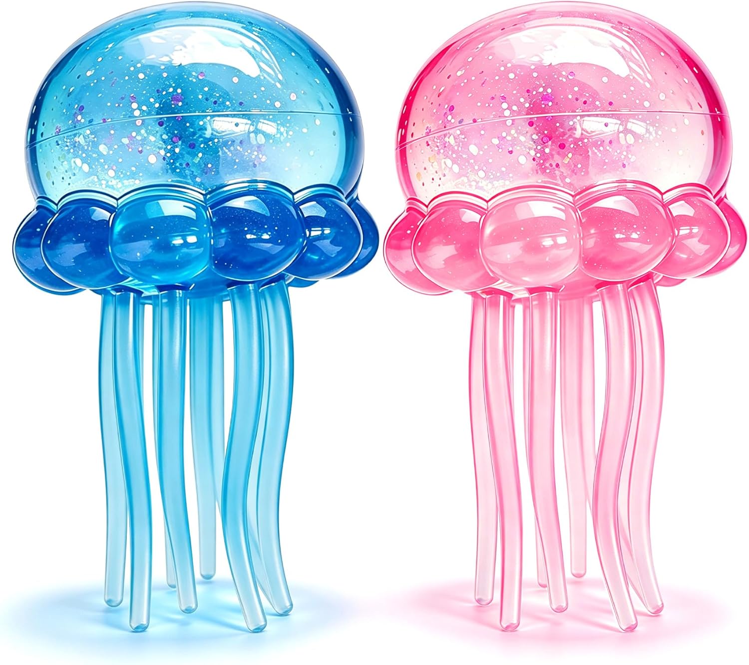 2Pcs Jellyfish Squeeze Toys, Drop Malt Sugar Balls Relieve Stress, Fidget Toy with a Super Solid for Kids, Sensory Toys for Anxiety and Stress Relief,