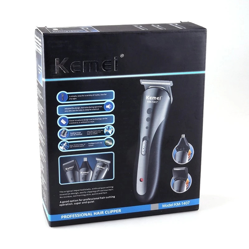 Kemei hair clipper professional electric hair clipper men's electric beard cutter hair cutting machine barber scissors cordless