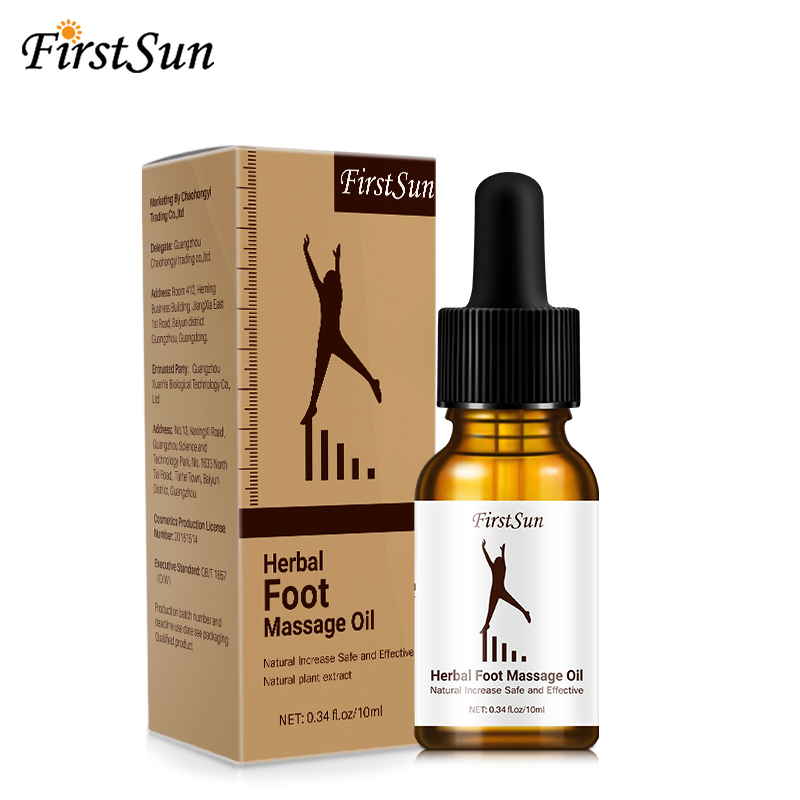 Firstsun Herbal Growth Boosting Height Increasing Essential Oil Natural Bone Grow Taller Foot Massage Oil Health Care Product