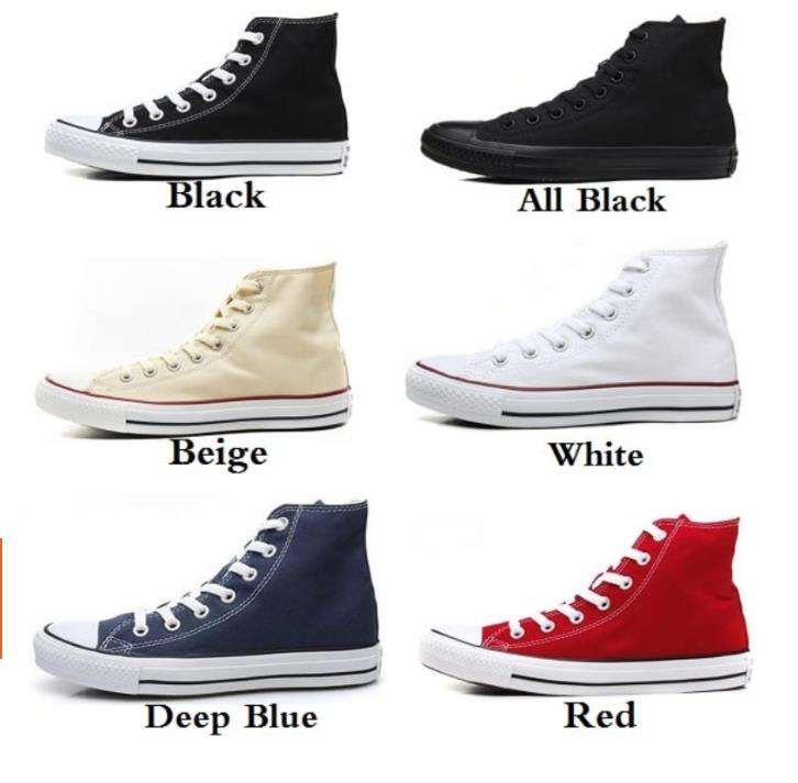 Original Converse All Star Canvas Shoes High-top size 35-45 Unisex