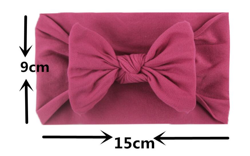 Ins baby hair accessories super soft nylon bow children jewelry lovely princess hair band