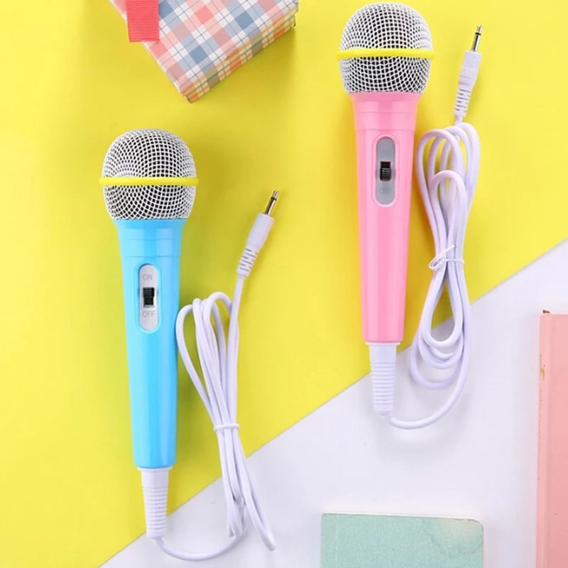 Kids Wired Microphone Musical Instrument Singing MIC Children Funny Gift Music Toy Microphone Toy Boy Girl Christmas Gift