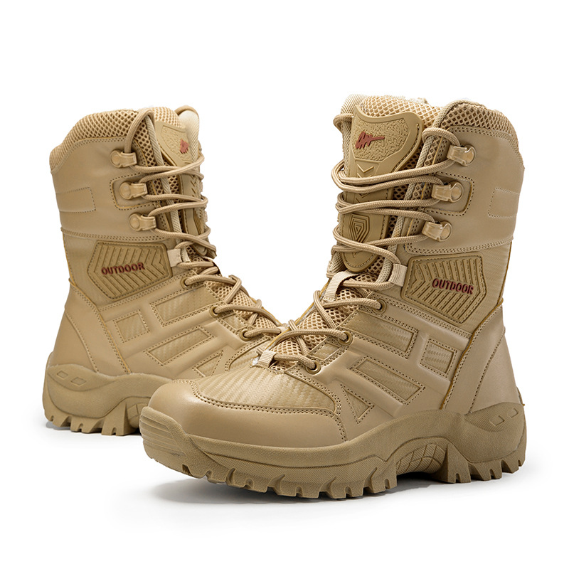 Men's Boots Men's High Top Outdoor Shoes Men's Training Shoes