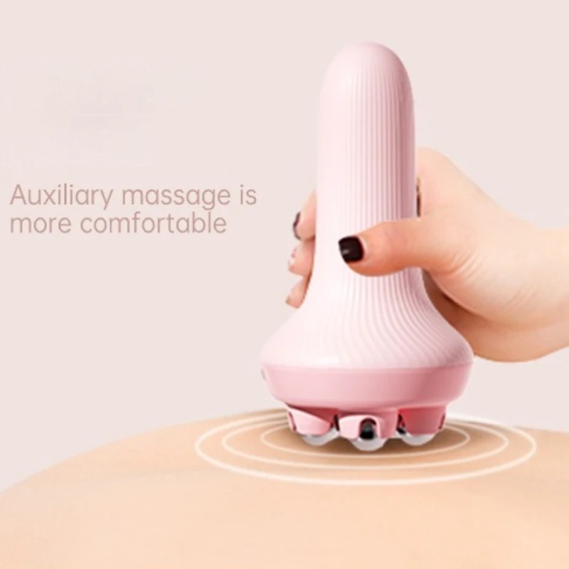 360 Degree Massage Roller Manual Stainless Steel Massager Ball Body Therapy Massager for Neck Back Shoulder Face Lift Tools