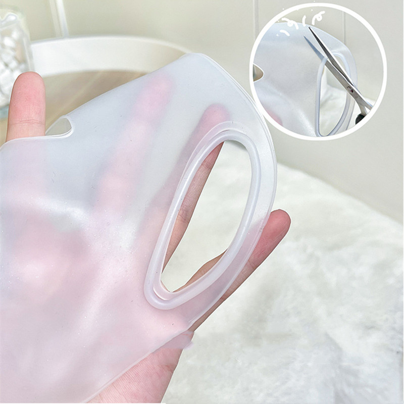 Silicone mask cover 3D hanging ear type anti-slip and anti-fall fixed mask auxiliary device Fresh-keeping mask protective cover