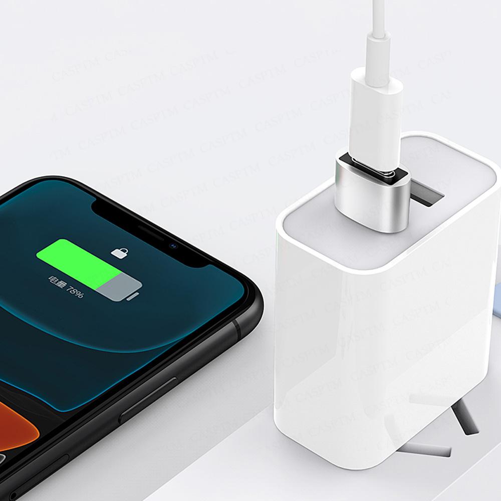 2PCS Charger Adapter For iPhone 13 Pro Max 13Pro 13 USB Type-C Adapter Type C USB-C Converter For iPhone 12 Laptop Type C Cables