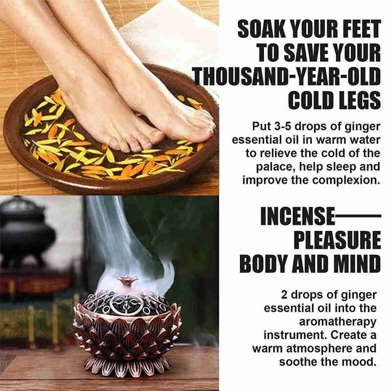 Ginger Slimming Essential Oils Fast Lose Weight Products Fat BurnThin Leg Waist Slim Massage Oil Beauty Health Firm Body 10ml