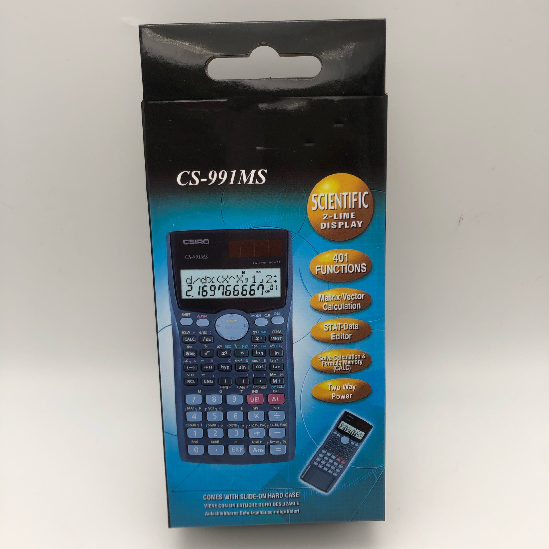 CSIRO Brand New CS-991ms Scientific Calculator 417 Functions For High School University Students Office Coin Battery