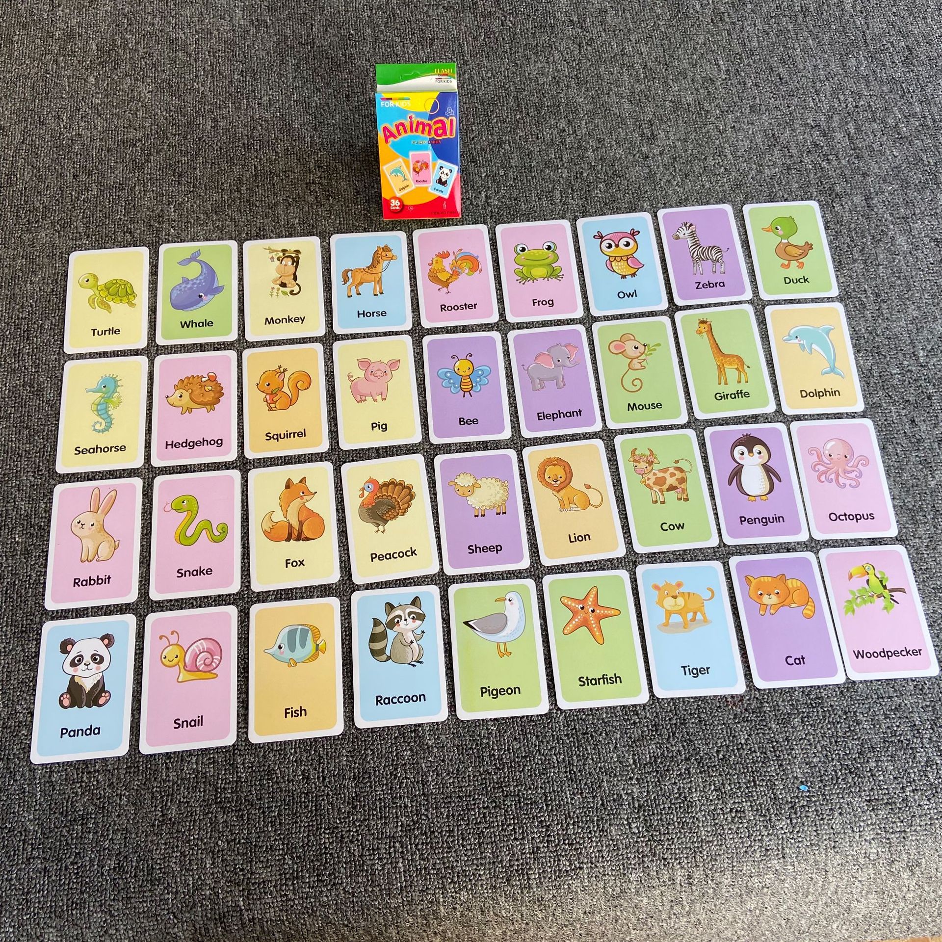 Children Body Awareness Card Early Physical Cognition English Word Parent Education Child Interaction Card