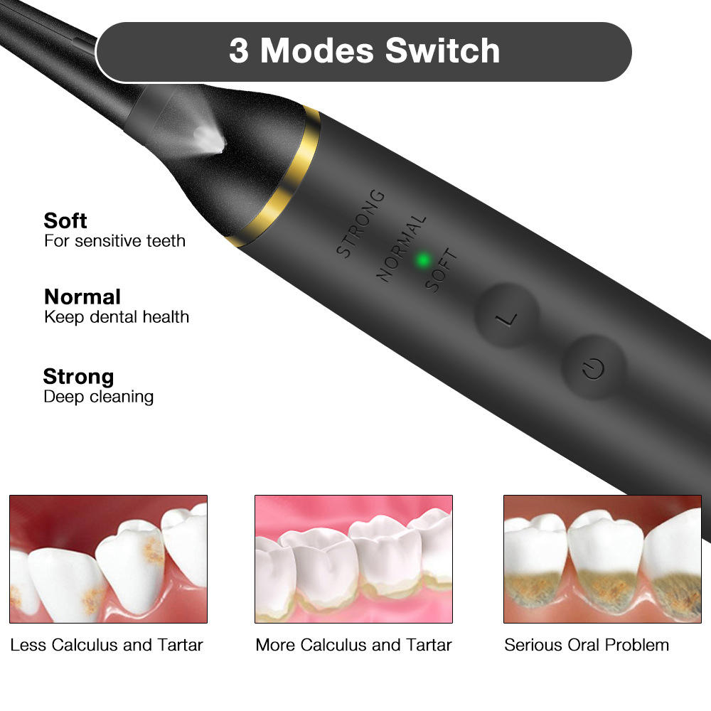 Household electric tooth cleaner tooth cleaning instrument teeth whitening care remove tartar calculus oral cleaner
