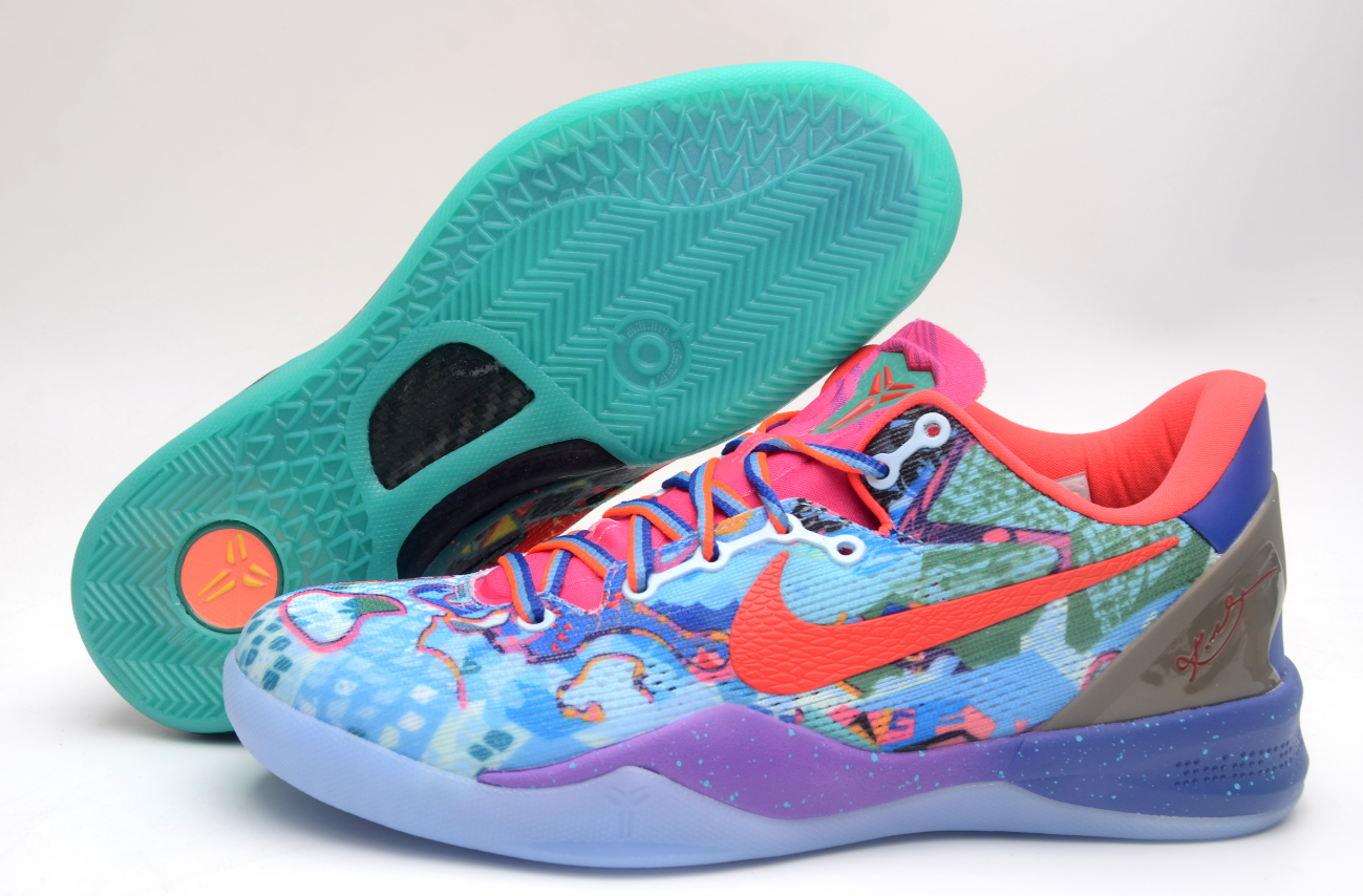 Kobe 8th generation real carbon casual sports running shoes basketball shoes men's shoes size 39-46