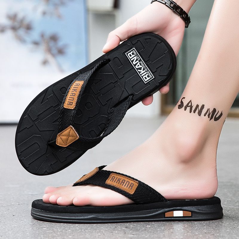 Men's Flip Flops Casual Beach Shoes Large Size Men Sandals Summer Leisure anti slip