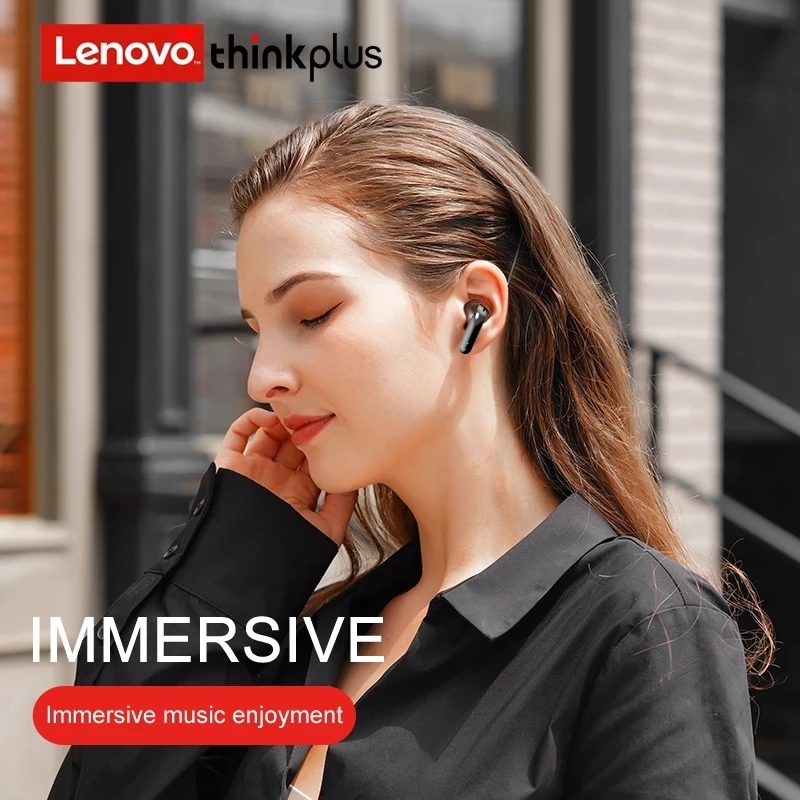 Lenovo X16 New Original Headphone Bluetooth 5.2 TWS Wireless Earbuds Stereo Sports Earhook Earphone With Dual HD Microphone
