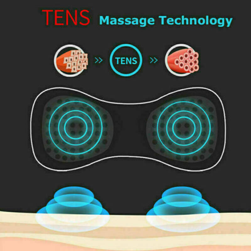 Electric Shoulder Neck Massage Pad Cervical Vertebra Waist Arm Leg Massager UK