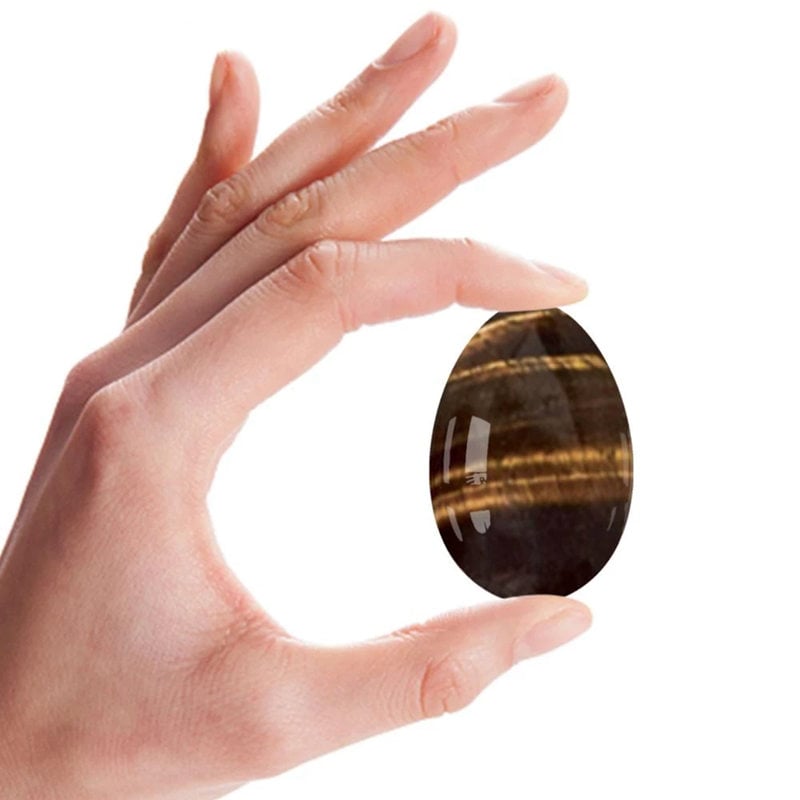 Undrilled Yoni Egg Natural Stone Jade Egg For Kegel Exercise Pelvic Floor Muscle Vaginal Exercise Stones Random Yoni Egg