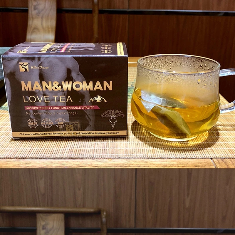 Men's Maca Energy Tea Relieve Stress and Fatigue Improve Kidney Function Enhance Men's Vitality Health Drink Men Women Sex Tea