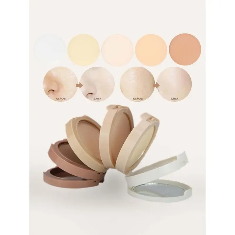 5 Layers Color Correcting Foundation High5 In 1 Concealer Makeup , Face Concealer Pressed Powder Contouring Shading Concealer