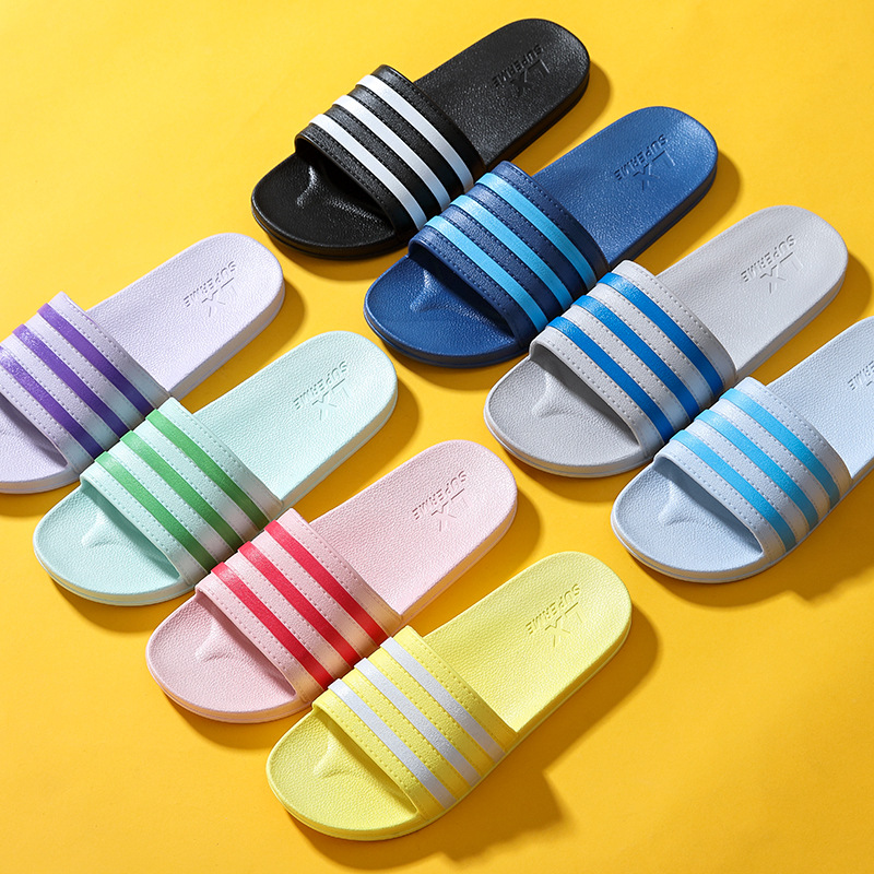 Household non-slip slippers home female summer indoor cute soft bottom bath bathroom slippers