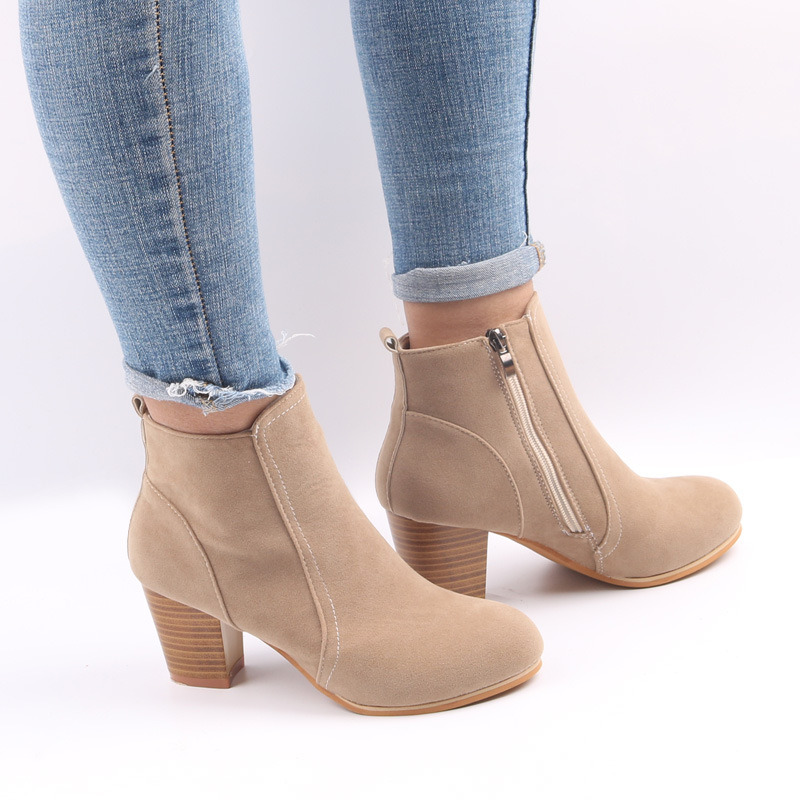Woman Boots Women Shoes Ladies Thick Fur Ankle Boots Women High Heel Platform Rubber Shoes Snow Boots jmi8
