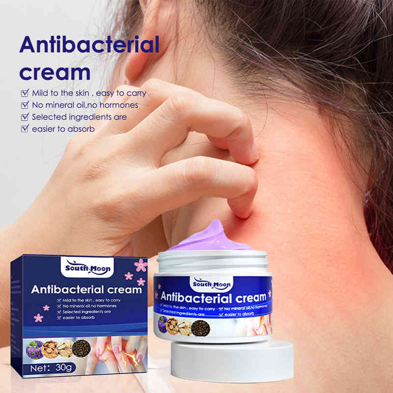 Psoriasis Antibacterial Cream Dermatitis Eczematoid Ointment Effective Anti-Itch Chinese Herb Medical Health Skin Care Products