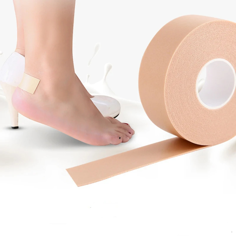 Silicone Gel Heel Cushion Protector Foot Feet Care Shoe Pads Insert Insole Sticker Useful Women Heel Protector Cushion Tapes