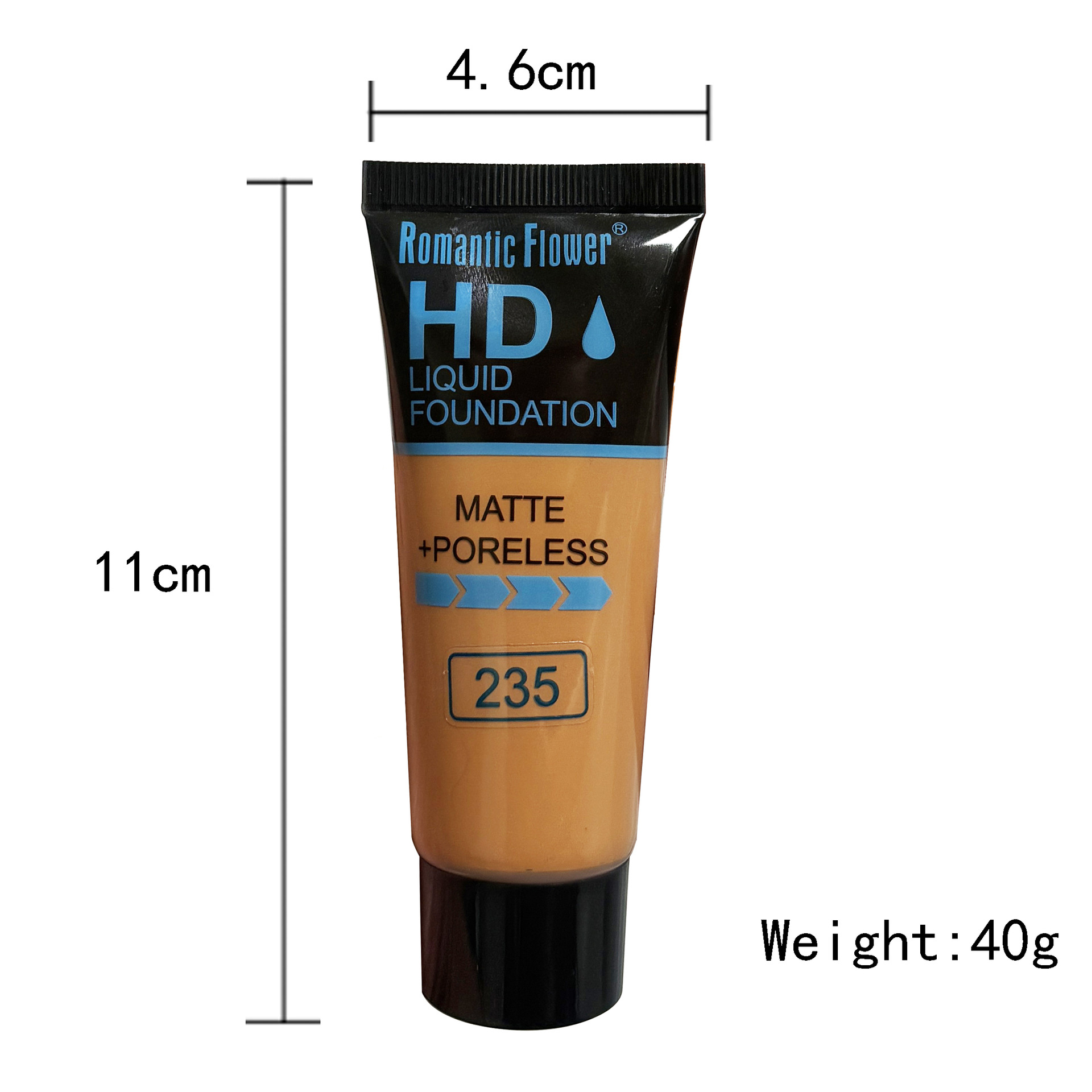 3-color full cover liquid foundation waterproof and long-lasting foundation make-up