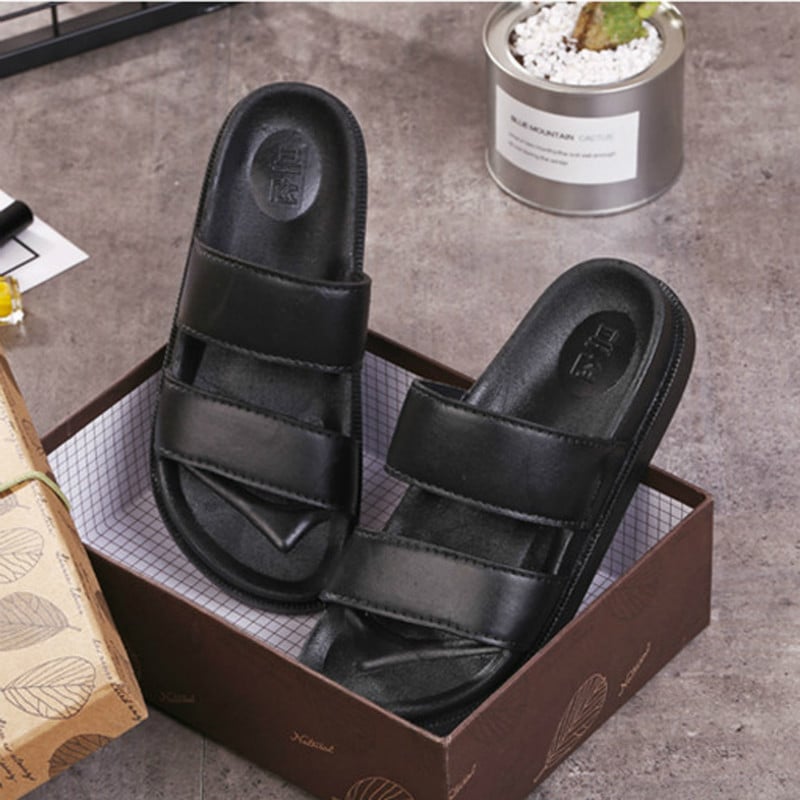 Men Rome Flip Flops Luxury Trainers Men Platform Casual Shoes Slippers Slides Summer Flats Cool Street Style Sandals