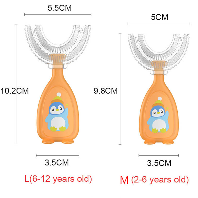 Baby toothbrush children's teeth oral care cleaning brush soft Silicone teethers baby toothbrush new born baby items 2-12Y