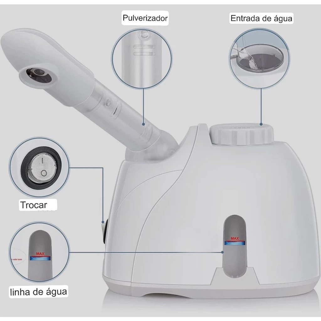 Facial Sprayer Heating Hot Fog Steamer Skin Care Moisturizing Beauty Pore Cleaner Aroma Herbal Steaming Humidifier SPA Machine