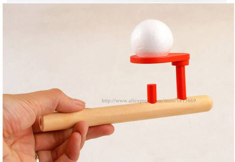 Wooden toys fun Blowing Ball Game Classic early childhood fun educational toys for children hole ball