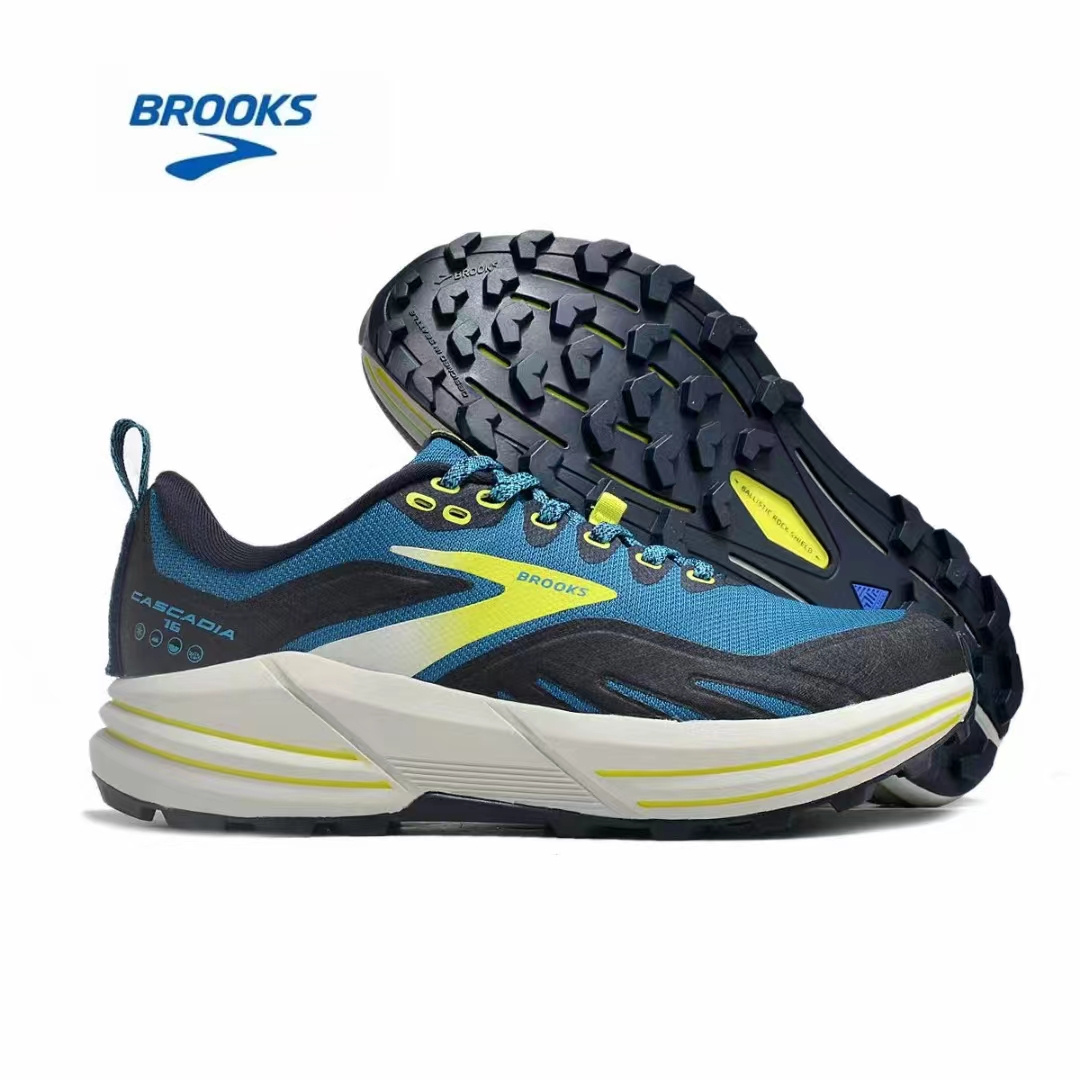Brooks new men's shoes Cascadia 16 series outdoor cross-country running shoes cushioning sports running shoes