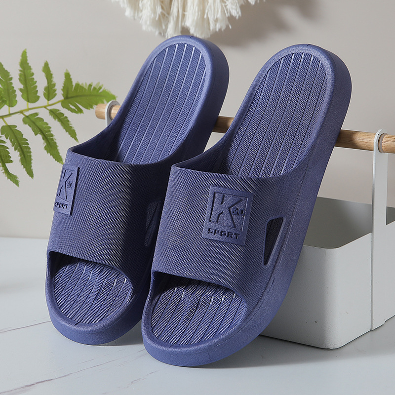 1 pair of home hospitality silent home men's soft soled hotel beauty salon bathroom anti slip sandals couple slippers