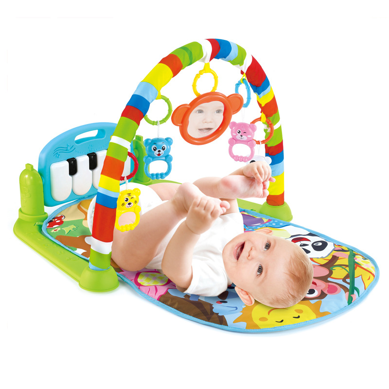 Baby Play Mat Music Rack Kid Rug Puzzle Carpet Piano Infant Playmat Baby Gym Crawling Pad Early Education Toy