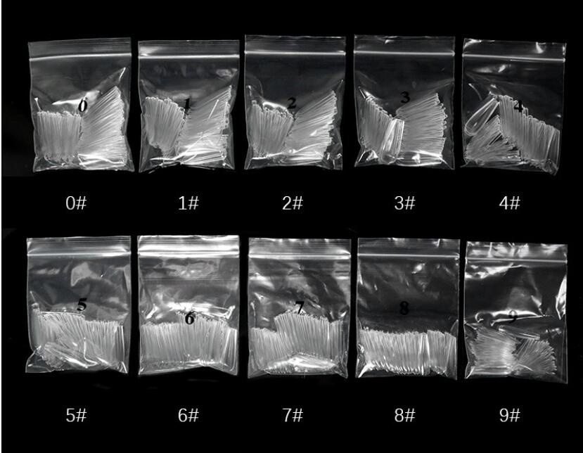 500pcs False Nail Art Tips French Natural Transparent Coffin False Nails Tips Acrylic UV Gel Nail Polish Manicure