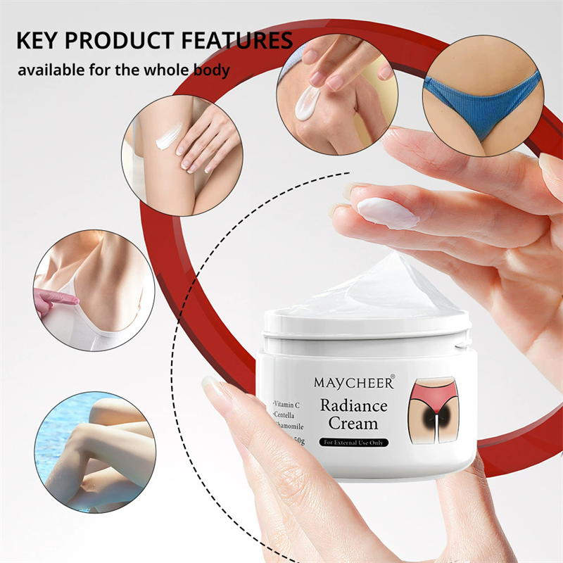 Snow Bleach Cream Private Parts Face and Body Fast Whitening Underarm Strong Brighten Cream for Intimate Area