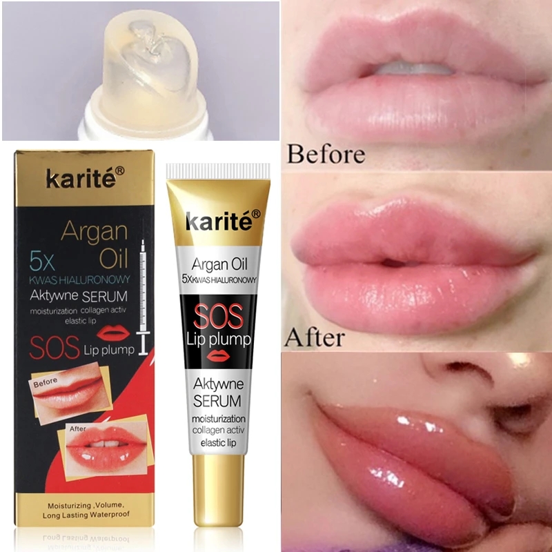 nstant Volumising Lip Plumper Oil Collagen Lip Gloss Moisturizer Repair Lip Extreme Volume Essence Lips Enhancer Cosmetics