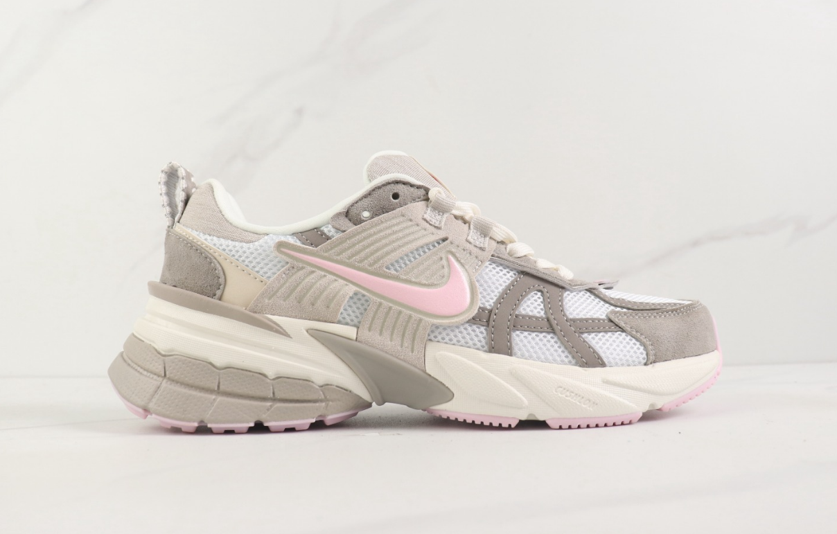 Nike V2K Run Runtekk ‘Summit White Metallic Silver’' Shock Absorbing Running Shoes