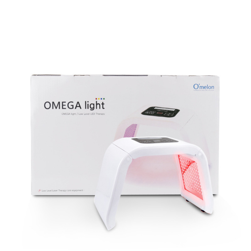 7-Colors Spectrometer Photodynamic Led Folding Skin Rejuvenation Instrument Beauty Acne Phototherapy Radio Frequency