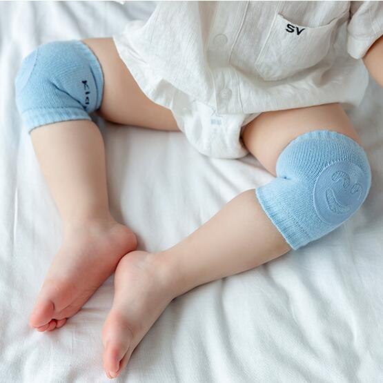 Fall Terry Toddler Crawling Baby Knee Socks Elbow Infants And Children Smile Knee Knee Knee